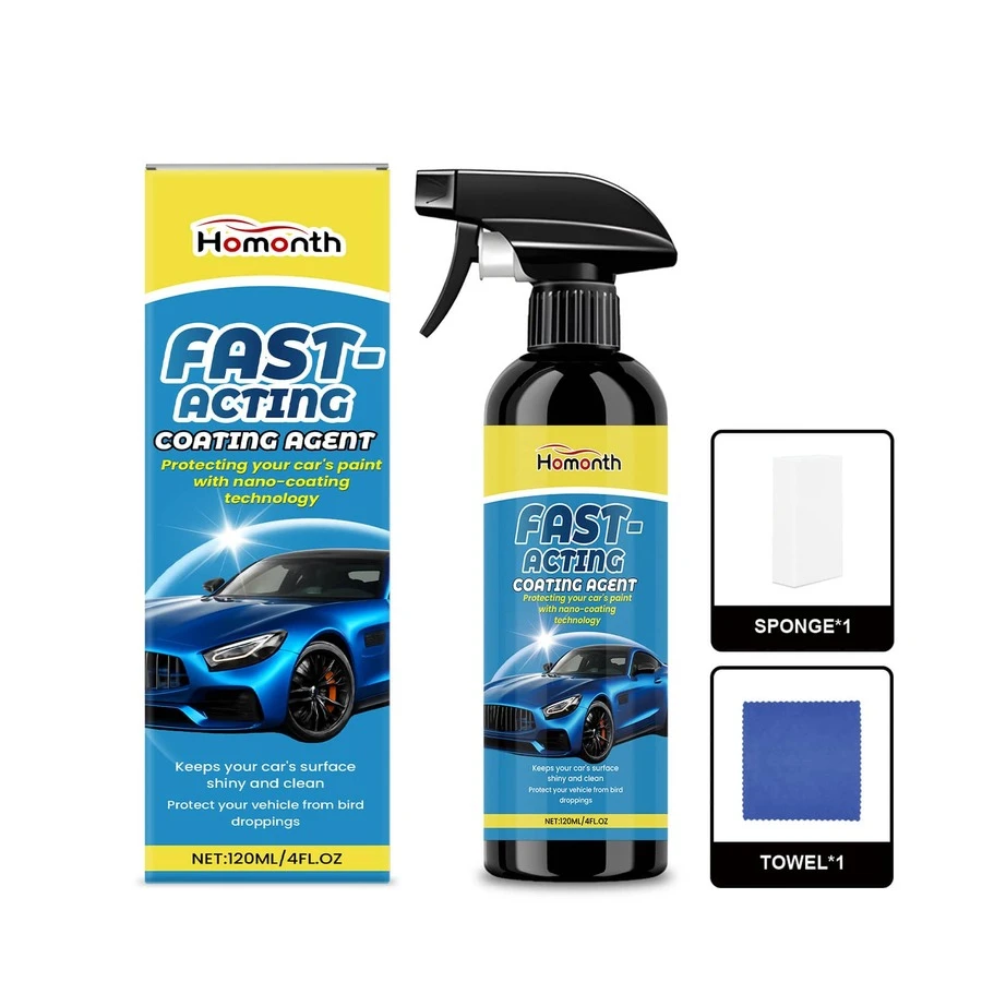 Set de Revestimiento para Autos Homonth, Pintura para Mantenimiento de Superficies, Protección de Espejos y Renovación - A - Ver 1