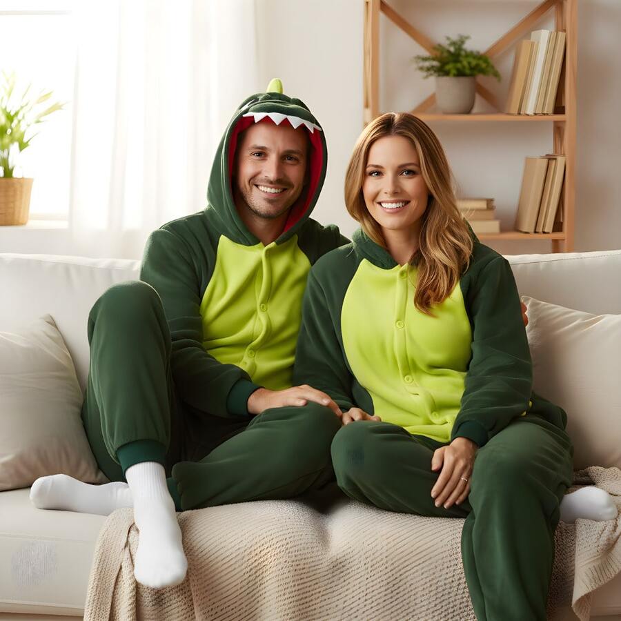Adult Dinosaur Hooded Kigurumi Pajama Suit