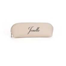 Custom Faux Leather And Metal Zipper Pencil Case - Multicolor - View 10