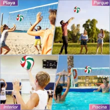 Voleibol De Entrenamiento Talla 5, Antideslizante Y Resistente, Unisex, Pelota De Entrenamiento Profesional Para Interior, Ideal Para Clubes, Equipos Y Amantes Del Voleibol,blanco/rojo/verde - Multicolor - Ver 7