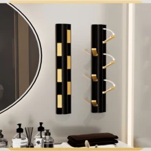 创意隐形挂钩，新型垂直穿孔壁挂式衣架 - 彩色 - 查看 3