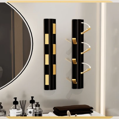 Creative Invisible Hooks, New Vertical Piercing Wall Mounted Clothes Hanger Rack