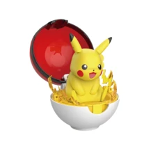 pokemon 6款正版宝可梦可变形精灵球系列手办玩具角色桌面摆件模型娃娃收藏玩具 - 彩色 - 查看 7