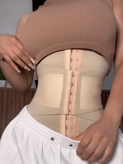 1pc Women's Waist Trainer, High Compression Waist Cincher, Abdominal Shaper Belt, Sports Waist Belt For Daily Wear