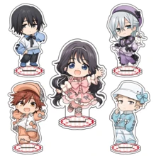 1 pieza Figura de acrílico de 15CM del anime "La flor fragante florece con dignidad" Modelo de placa de decoración de escritorio Producto de regalo del Día de Todos los Santos - Multicolor - Ver 1