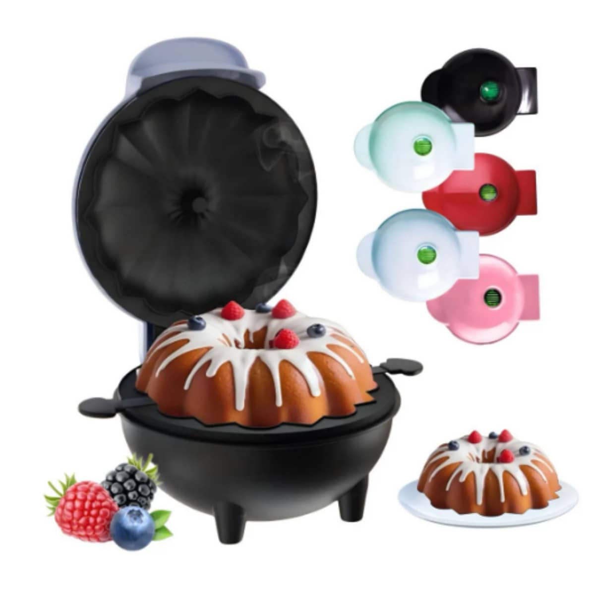 Mini Maker Mini Bolo Portátil Antiaderente Compacta
