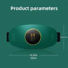 Rechargeable Vibrating Full Body Abdominal Massager - Includes Elastic Waistband And USB Charging Function. Portable Abdominal Massager, Hip Massager, Best Gift For Weight Loss And Fitness Enthusiasts - Multicolor - View 6