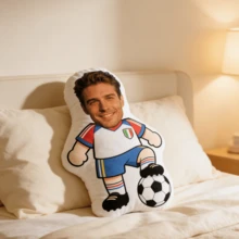 1 chiếc gối tùy chỉnh - Gối tựa mặt cá nhân hóa - Thủ môn bóng đá. Độc đáo, thoáng khí, phù hợp cho Nữ, Nam, Bạn trai, Bạn gái, Bố, Mẹ, Gia đình, Bạn bè, Kỷ niệm, Ngày của Mẹ, Sinh nhật, Ngày Valentine, Giáng sinh, Halloween, Lễ tốt nghiệp, Ngày của Cha, Đám cưới, Nội trợ, Ghế sofa, Giường, Xe hơi, Phòng trà, Phòng ngủ, Phòng tắm, Phòng khách, Phòng ăn. - Nhiều màu - Xem 9