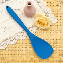 2/4/6 Pack Silicone Spoon Spatula, Flexible Seamless Kitchen Utensil For Mixing Stirring Cooking Scraping Baking, Non-Stick Cookware , Dishwasher (Blue/Orange/Red/Pink/Green) - View 11