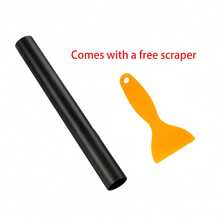 1卷黑色哑光乙烯基车灯贴膜，适用于汽车前大灯和尾灯 - 防水、防褪色、易于安装 - 提升您的爱车外观（含刮板）哑光烟熏黑汽车前后车灯贴膜套装 - 11.81英寸 x 39.37英寸 - 提升风格并保护 - A - 查看 13