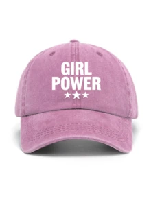 Vintage Washed Adjustable Cap, Unisex, All-Season Spring Summer Autumn Winter, Suitable For Valentine's Day, Wedding, Christmas, Father's Day, Outdoor Sports, Travel, Sun Protection, Gifts For Men And Women, Customizable Trucker Cap, Available In Black, Pink, Purple, Yellow And More Colors, Casual Headwear - GIRL - View 16
