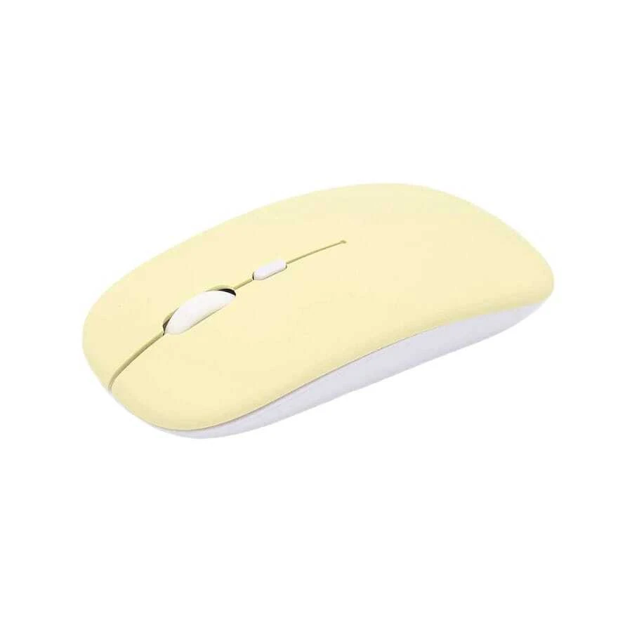 Rechargeable Wireless Mouse With RGB LED, 2.4GHz, Ultra Slim Optical RF-6800C - Yellow - View 1