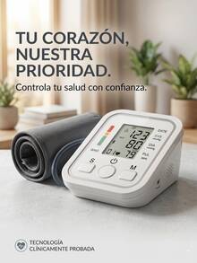 Baumanómetro Control de la Respiración Medición Digital Monitor de Respiración Presión Arterial con Diagnóstico Fonético (Voz) en Español Compacto Portátil Práctico Facil de Transportar Adecuado para Personas Mayores Ideal para el Hogar Cuidado de Salud Monitor de Presión Arterial de Muñeca Pantalla LED Digital Uso de Baterías AAA (4 piezas) Alta Precisión con Chip Inteligente Grado 3mus - Blanco y Negro - Ver 3