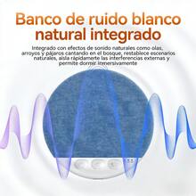 Altavoz de ruido blanco portátil, altavoz de almohada con conexión Bluetooth, reproduce música y sonidos naturales, ideal para viajes, oficina y dormitorio. - Ver 6