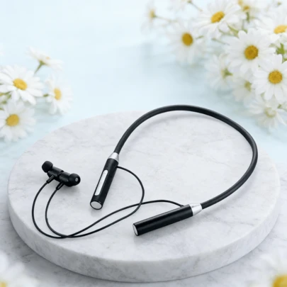 Sports Magnetic Bluetooth Earphone In Ear Wireless Neckband Headphones Stereo Music Headset With Mic For Samrtphones