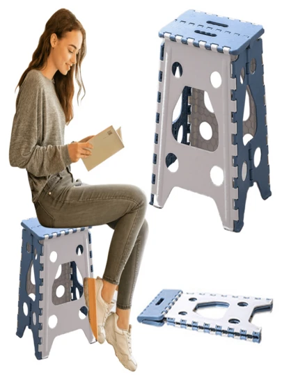 Multifunctional Folding Stool - Lightweight, Durable, Portable, Suitable For Outdoor Camping, Indoor Use, Shoe Changing - Non-Slip Design