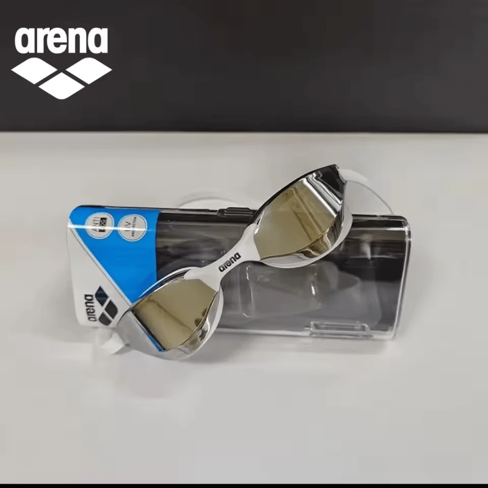Arena HD电镀泳镜，高透明度镜片，专业竞速教练推荐 - 黑與白 - 查看 1