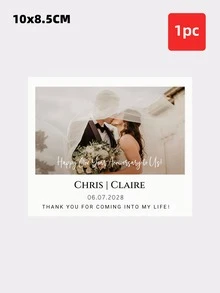 1-12 Pcs Custom Wine Bottle Labels Suitable For Weddings, Bridal Showers, Newlyweds, Couples, Special Events, And Holiday Parties. Waterproof Personalized Text Stickers; Can Be Used As Bridesmaid Champagne Labels, Bridesmaid Wedding Party Invitation Labels, And The Mini Version Can Also Be Used As A Creative Bridesmaid Gift Box. - Multicolor 1 - View 49