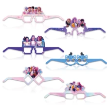 12 piezas Gafas de cosplay de Demon Slayer - Juego de gafas de disfraz de personaje divertido, adecuado para cumpleaños, suministros de fiesta de anime, accesorios para fotos de grupo - Ver 7