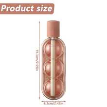 1pc Ice Hockey Mold Pressing Home Ice Cube Refrigerator Making Ice Cakes, Ice Blocks, Homemade Gadget, Ice Pops, Straw - Multicolor - View 6