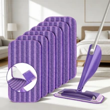 1pc Reusable Mop Pad Compatible With WetJet Spray Mop, Machine Washable Wet Pad Refill For Wood Floors, Vinyl, Marble, Stone And Glass, Wet And Dry Use - Multicolor - View 1