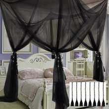 1PCS Bedspread Mosquito Bed Curtain With Curtain Top For Single Bed Double Bed - Machine Washable, Polyester, Multi-Color, Square Post Curtain Bedspread Elegant Bed Curtain With Hooks And Cords, Screen Tent Curtain - 彩色 - 查看 11
