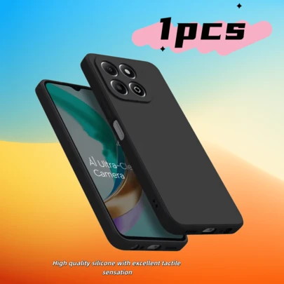 Funda de teléfono de silicona negra antideslizante, compatible con Huawei Honor X50i/Honor X6c/Honor X8/Honor X6a/Honor 20s/Honor 200/ Y8s/ Y7A/ Y6s/ 11/ 9 Pro y otros teléfonos inteligentes similares, funda de teléfono transparente con esquinas antideslizantes, funda de teléfono, funda antideslizante, funda de teléfono transparente, funda de teléfono minimalista, funda de teléfono de unicolor, funda de teléfono transparente, funda de teléfono de TPU antideslizante