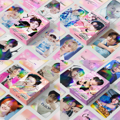 KPOP STAY I.N SEU LEEKNOW 1 Box (60pcs Holographic Photocards + 64pcs Stickers), High Definition Photo Cards, Collectibles, Fans Merchandise, Anime Goods, Small Gifts, Valentine's Day, Christmas Gifts, Decorations