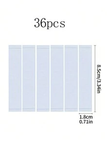 36片双面胶带，防水透明胶带，吊带背心固定贴，双面胸罩胶带，连衣裙胸部保护贴，防止走光，适用于衣物、身体、围巾、化妆品，适用于所有面料和肤质，男女通用 - 袋裝 - 查看 11