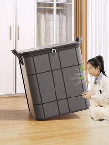 1个黑色大容量便携式收纳袋，适用于露营、野餐、衣柜收纳、换季衣物收纳，可折叠存放于卧室、衣柜、床下、客厅，也适用于存放学习用品、学习配件、学校杂物。 - 彩色 - 查看 9