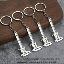 4件套，便携式迷你游标卡尺工具，钥匙扣合金游标卡尺，钥匙圈卡尺，测量工具，装饰尺，测量范围0.0-1.57英寸，适用于卡尺、数字工具、木工工具、工作工具、地铁、缝纫尺、测量仪器，是令人愉悦的圣诞礼物！（款式随机，颜色可能略有差异，包装随机） - 彩色 - 查看 11