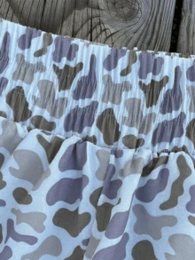 Camo Duck Shorts Y2K Streetwear High Waist Shorts - 麥肯 - 查看 3