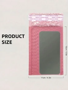 10/20/40 Pink Bubble Mailing Bags, 4x8 Inches, Padded Polyethylene Bubble Envelopes, Opaque Self-Sealing Waterproof Luxury Shipping Bags, Suitable For Jewelry Packaging Bags, Padded Envelopes, Mailing Envelopes, Shipping Supplies - View 3