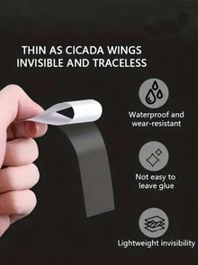 36片双面胶带，防水透明胶带，吊带背心固定贴，双面胸罩胶带，连衣裙胸部保护贴，防止走光，适用于衣物、身体、围巾、化妆品，适用于所有面料和肤质，男女通用 - 袋裝 - 查看 6