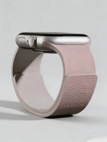 1条男女通用荔枝纹硅胶磁吸表带，兼容 42mm、38mm、40mm、41mm、44mm、45mm、46mm、49mm，时尚智能手表替换表带，适用于Series Ultra2、Ultra SE2、SE 11、10、9、8、7、6、5、4、3、2、1 - 彩色 - 查看 6