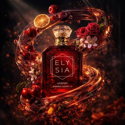 Fragrance World CLIVE DORRIS Lovefest Burning Cherry 50ml Eau De Parfum For Women – Long-Lasting Cherry, Raspberry, Rose, Jasmine, Praline, And Woody Fragrance