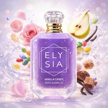 Fragrance World CLIVE DORRIS Vanilla Candy Rock Sugar Eau De Parfum 50ml – Gourmand Vanilla, Pear & Caramel Fragrance - 花卉印花 - 查看 4