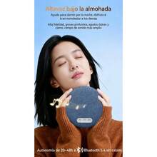 Altavoz de ruido blanco portátil, altavoz de almohada con conexión Bluetooth, reproduce música y sonidos naturales, ideal para viajes, oficina y dormitorio. - Ver 4