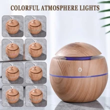 Mini difusor de aire con fragancia de madera, humidificador portátil USB, humidificador ultrasónico silencioso - Albaricoque - Ver 7