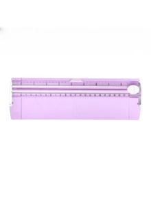 Cortador de papel A4 portátil de plástico, herramienta de corte de fotos mini, cortador de papel manual de escritorio con hoja deslizante, de vuelta a la escuela, útiles escolares - Unitalla - Ver 11