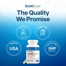 Sciatic Nerve Support Supplement 2 Pack – Nerve Health & Wellness Capsules With Vitamin & Herbal Blend, 120 Count Each - 200G - 查看 2