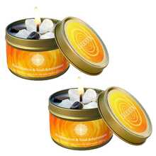 EVODUCK Candles Scenteds | Lavender & Eucalyptus 3oz Scented Soy Wax Candle With Green & White Crystal | For Deep Focus, Meditation, Yoga & Reading | Valentine's Day, Birthdays Gift | With Guidance Card - Crystal Candles - View 16