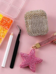 6盒3毫米树脂水钻平底珍珠，批发，适用于DIY美甲、珠宝制作和装饰 - 彩色 - 查看 3