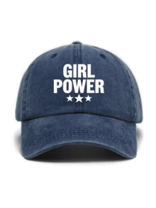 Vintage Washed Adjustable Cap, Unisex, All-Season Spring Summer Autumn Winter, Suitable For Valentine's Day, Wedding, Christmas, Father's Day, Outdoor Sports, Travel, Sun Protection, Gifts For Men And Women, Customizable Trucker Cap, Available In Black, Pink, Purple, Yellow And More Colors, Casual Headwear - GIRL - View 7