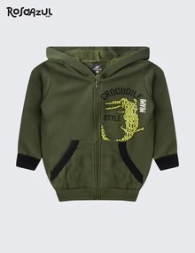 Boys' Winter Outfit Crocodile Style Kangulu - màu xanh lá - Xem 2