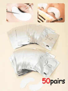 200 cặp miếng đệm cách ly nối mi, vật tư nối mi không rụng, thích hợp cho nối mi, dụng cụ nối mi, dụng cụ bảo vệ cách ly nối mi. - Bạc - Xem 14