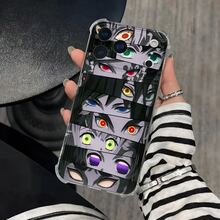 Esta funda con diseño de ojo de nueve barras es compatible con varios modelos de teléfono, como OPPO Reno 16E/15/14/13/12/11/PRO/PLUS/PROMAX/MINI, S/A/M/NOTE, S/G/EDGE/E, Transition Spark/HANTOM/CAMON/INFINIX, Honor 400/PLAY/X/Y, OPPO Reno/A/F, OPPO Reno 14/Redmi/POCO/NOTE, etc. Transparente, sencilla, elegante y duradera, está hecha de TPU. Es ideal para celebraciones como San Valentín, Halloween y Navidad, ideal para uso personal o como regalo. - transparente - Ver 9