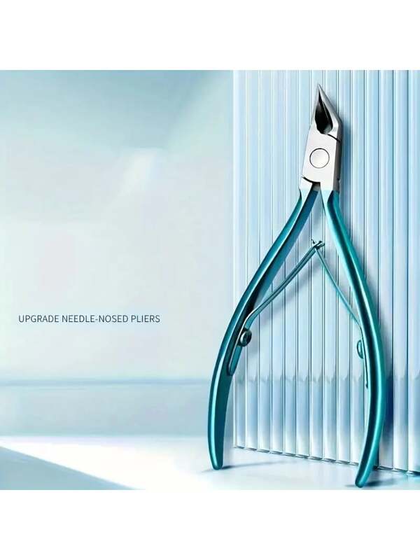 1pc Stainless Steel Cuticle Nipper, Manicure Pedicure Foot Care Tool, Ingrown Nail Clipper