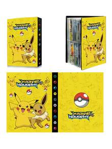 pokemon Pikachu Card Album, Pocket Monster Pet Collector's Album Holds 120 Cards - Multicolor - View 5