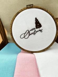 4 piezas de tela tipo lino DIY, cuadrados de 50x50cm, tela suave y transpirable para bordado/proyectos de manualidades, materiales de manualidades/DIY de verano - Tela de lino imitación 50*50cm - Ver 5